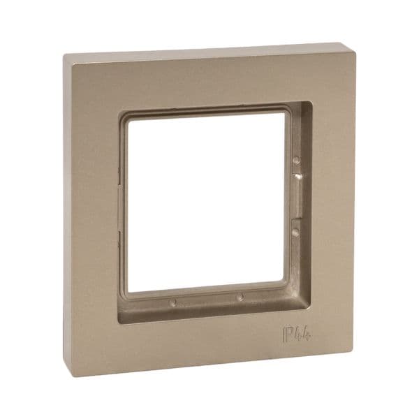 1 - местная рамка, IP44, шампань, пластик Эпика EKF