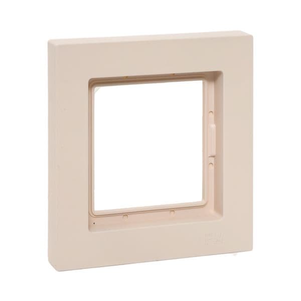 1 - местная рамка, IP44, кремовая, пластик Эпика EKF